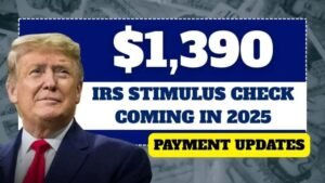 $1,390 Stimulus Check Approved for U.S. Citizens in November 2025 – Eligibility, Payment Dates & IRS Instruction