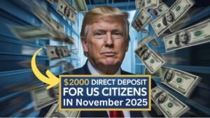 IRS Approves $2,000 Direct Deposit for U.S. Citizens in November 2025 – Eligibility, Payment Dates
