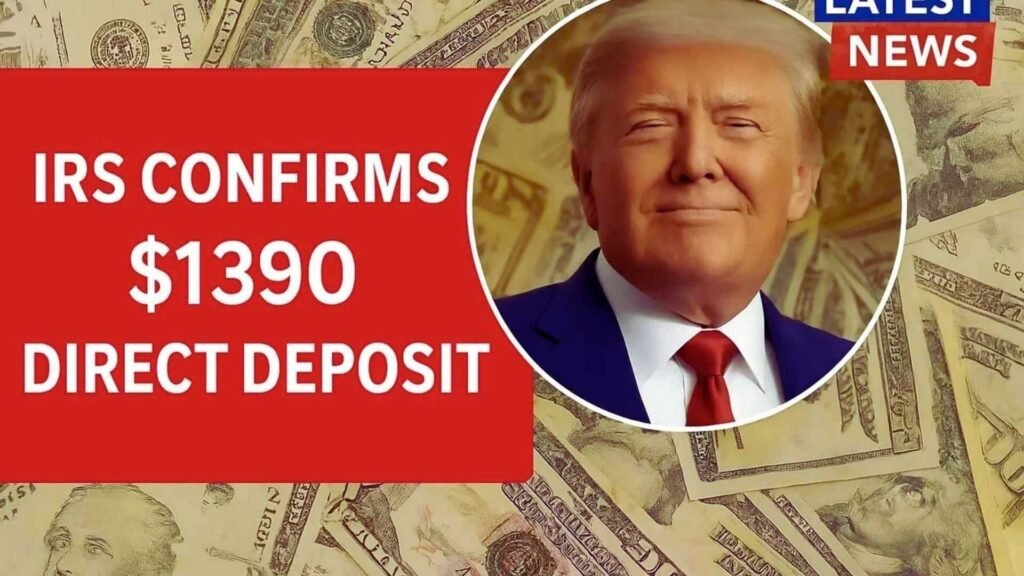 IRS Confirms $1390 Direct Deposit Relief for November 2025 — Check Eligibility & Claim Process
