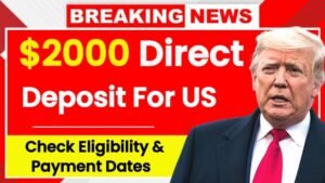 New $2000 Direct Deposit Arriving in November 2025: Who Qualifies and When It’s Coming